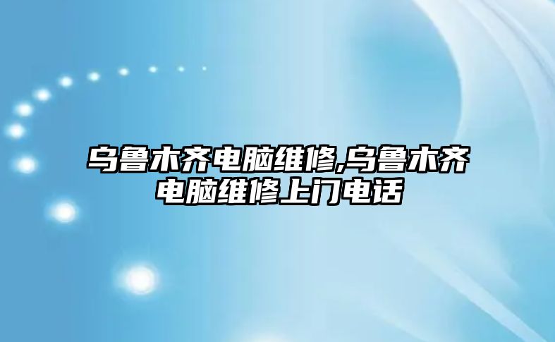 烏魯木齊電腦維修,烏魯木齊電腦維修上門電話