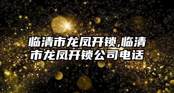 臨清市龍鳳開鎖,臨清市龍鳳開鎖公司電話